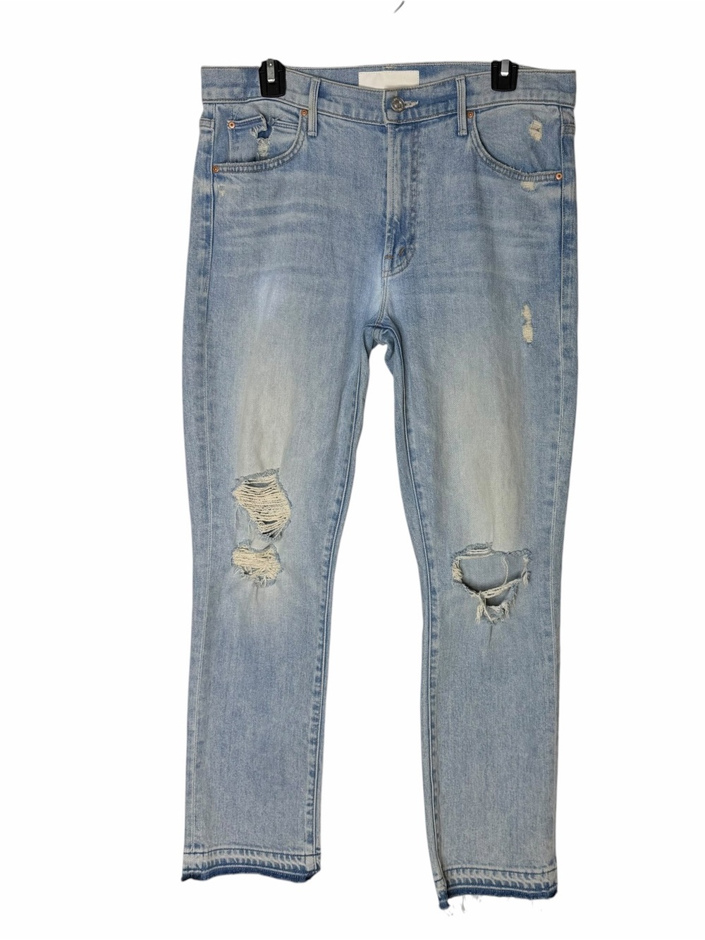 Mother Superior The Rascal Ankle Undone Hem Vacation Temptation Jeans Size 30 - Picture 2 of 13